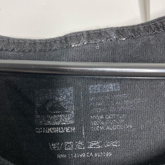 Quiksilver black tank top - Picture 2 of 3